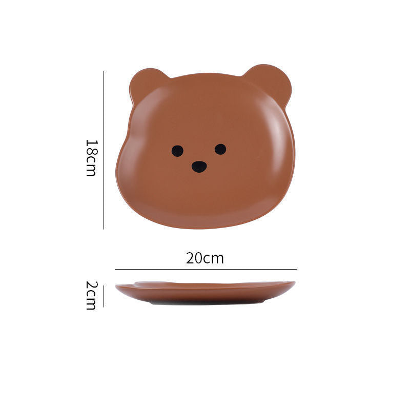 Bear Bowl and Plate