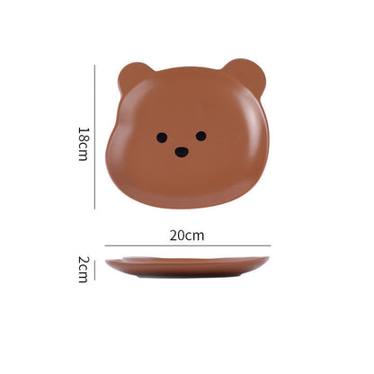 Bear Bowl and Plate