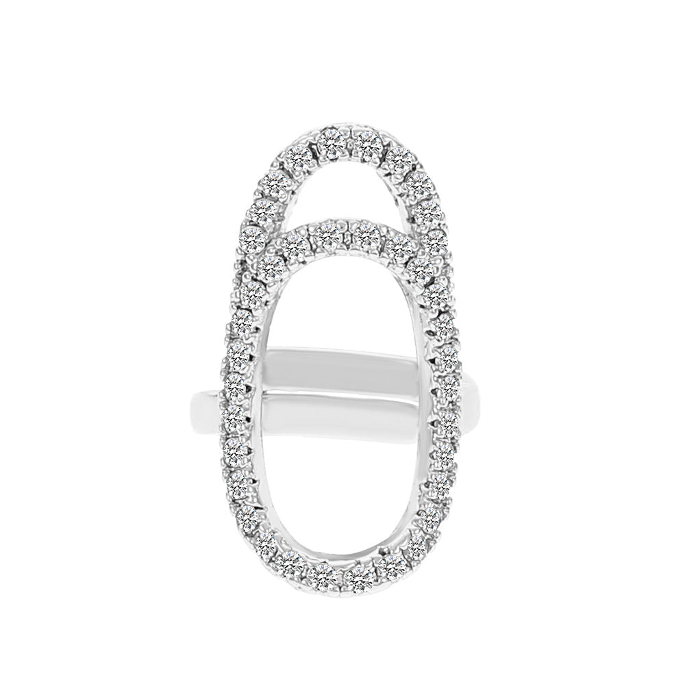 Diamond  Nail Ring