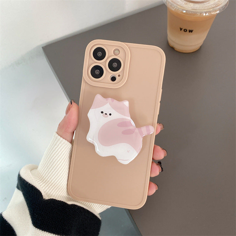 Cute Cat Stand Phone Case