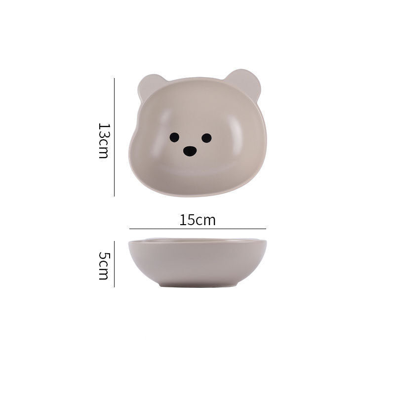 Bear Bowl and Plate