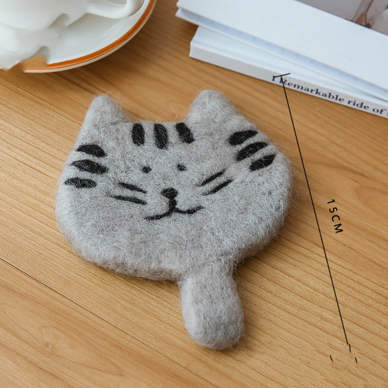 Handmade Animal Plush Coasters