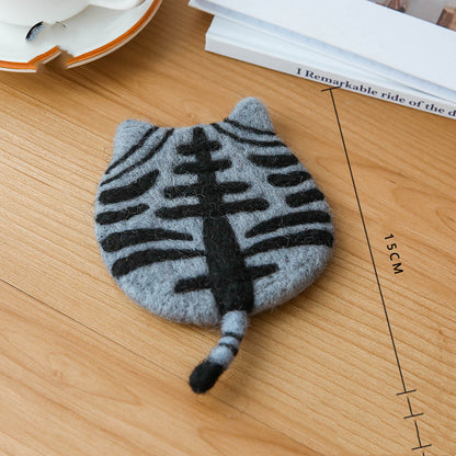 Handmade Animal Plush Coasters