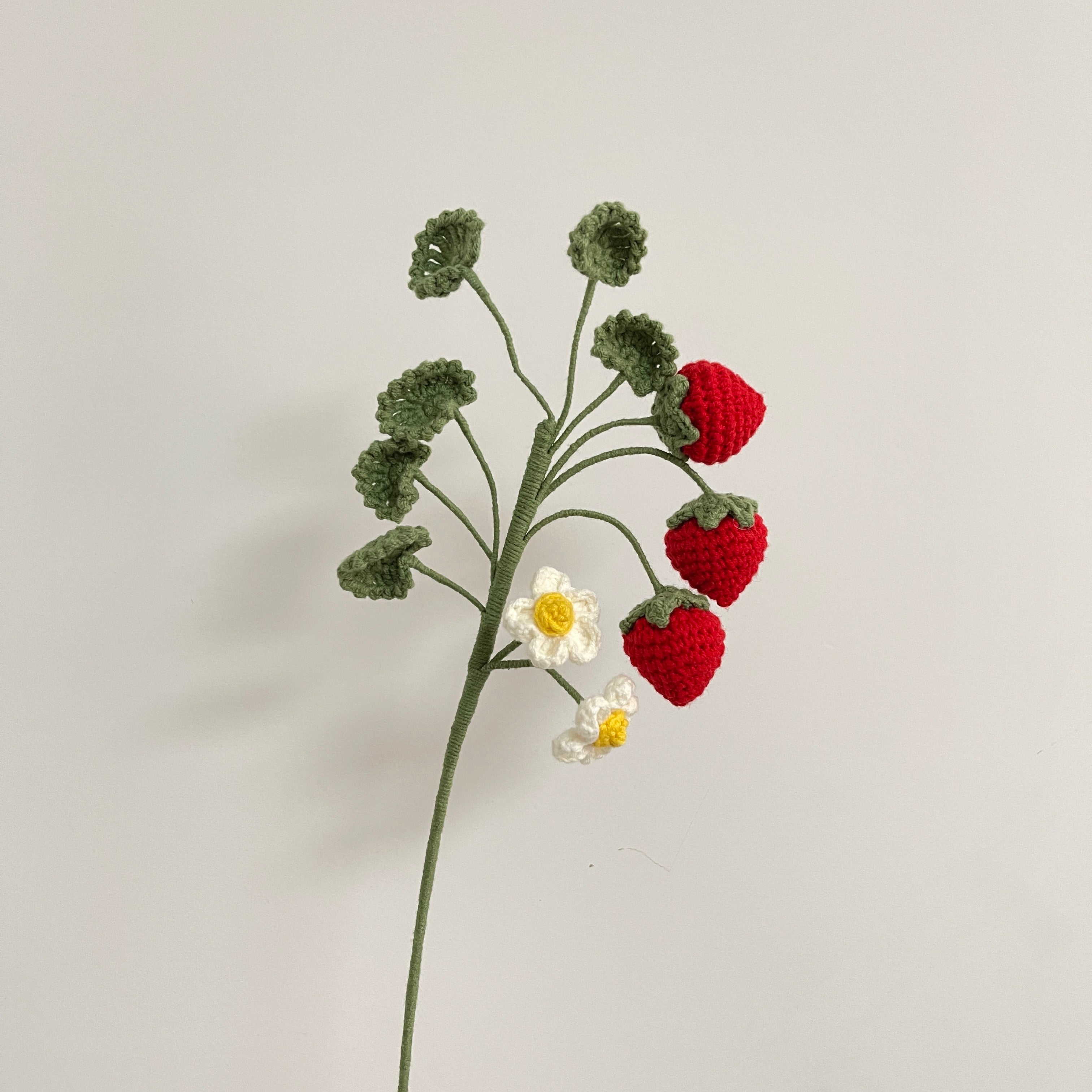 Hand-Woven Strawberries