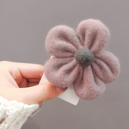 Daisy Plush Hair Tie