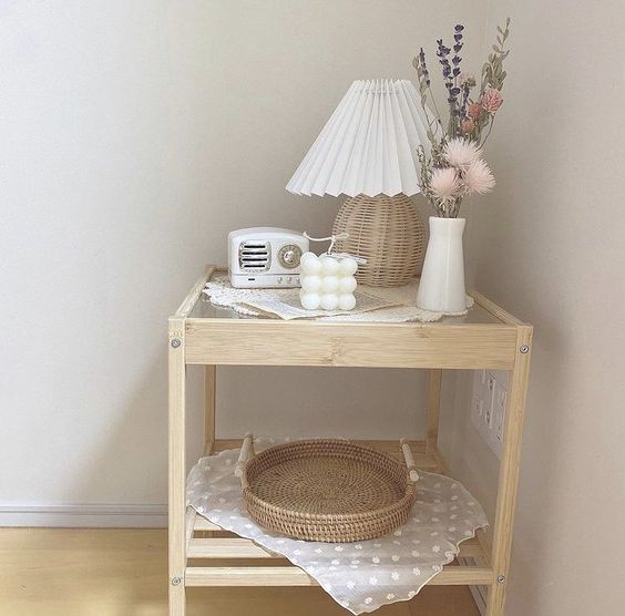 Wooden Bedside Table