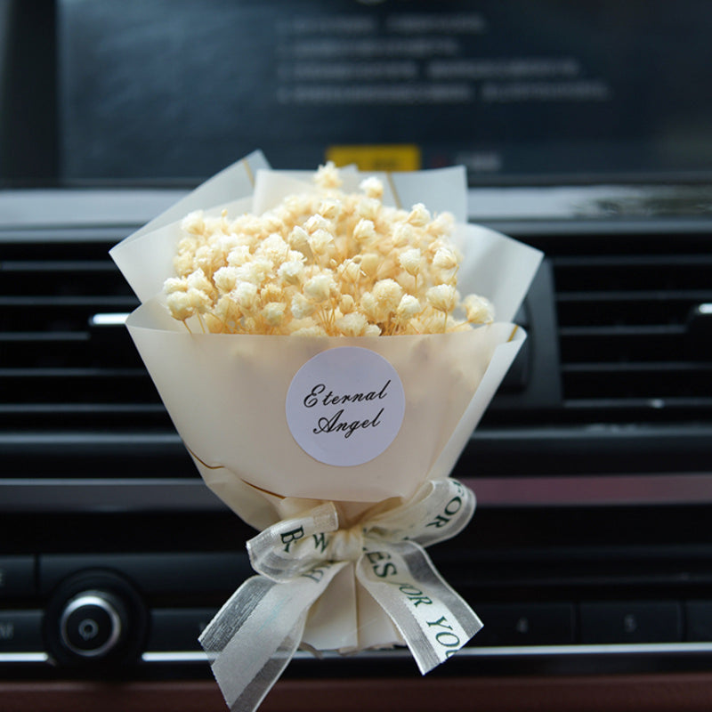 Mini Dried Flower Bouquet Car Fragrance Diffuser