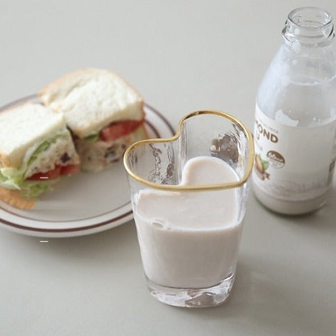 Heart-shaped Glass Cup