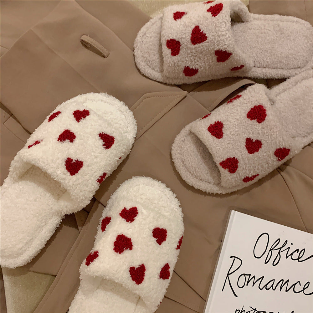 Hearts on Hearts Slippers