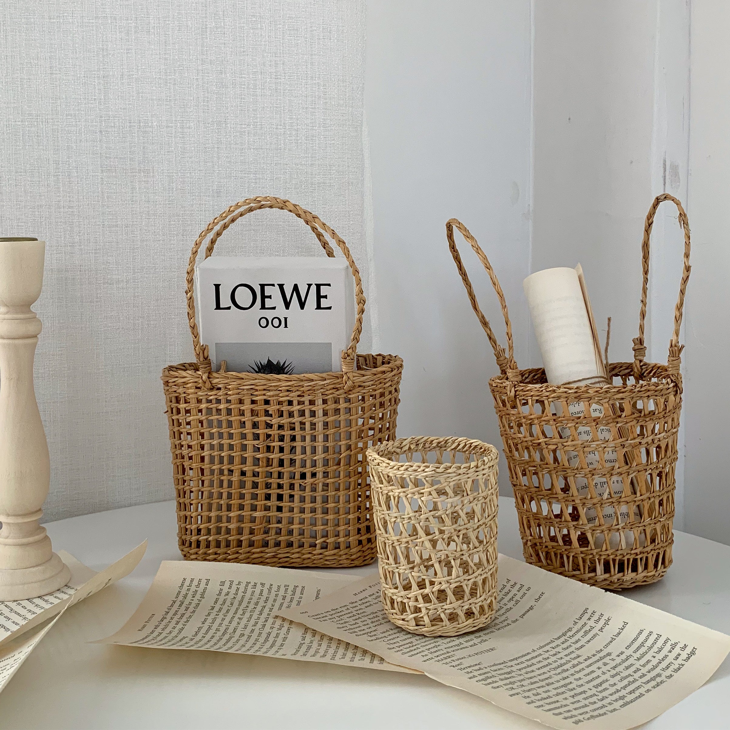 Handmade Straw  Basket