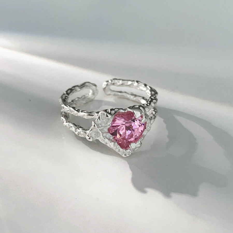 Pink Heart Ring