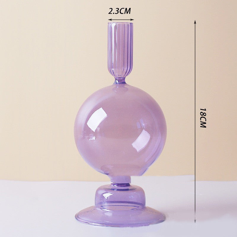 Lilac Candle Holder &amp; Vase