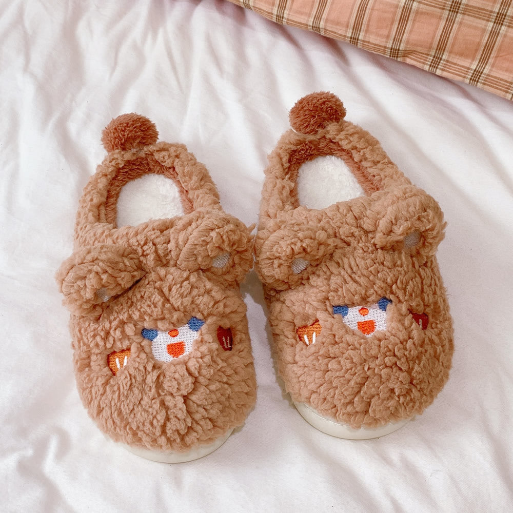 Bunny &amp; Bear Ears Slippers