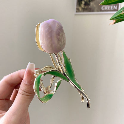 Tulip Flower Hair Clip