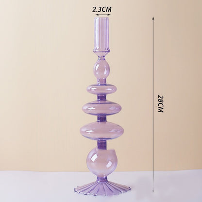 Lilac Candle Holder &amp; Vase