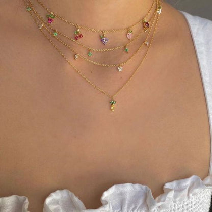 Tropical Fruit Clavicle Choker