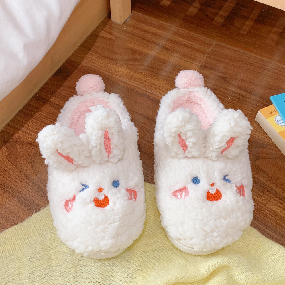 Bunny &amp; Bear Ears Slippers