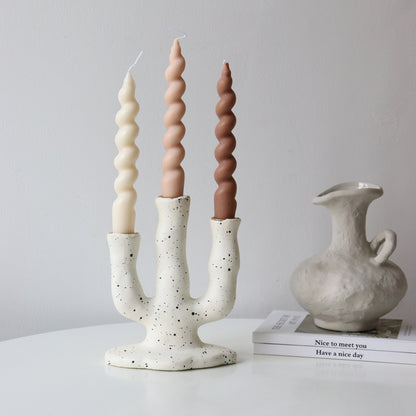 Ceramic Candlestick Holder