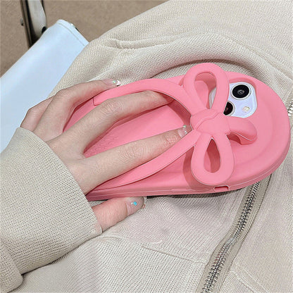 Bowknot Slippers Phone Case