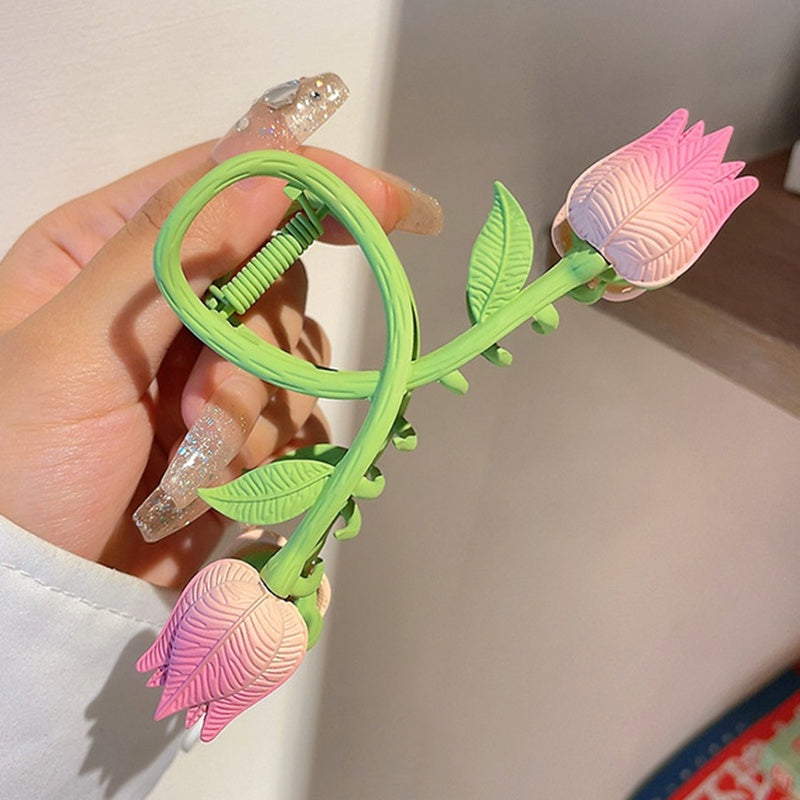 Double Sided Tulip Hair Claw