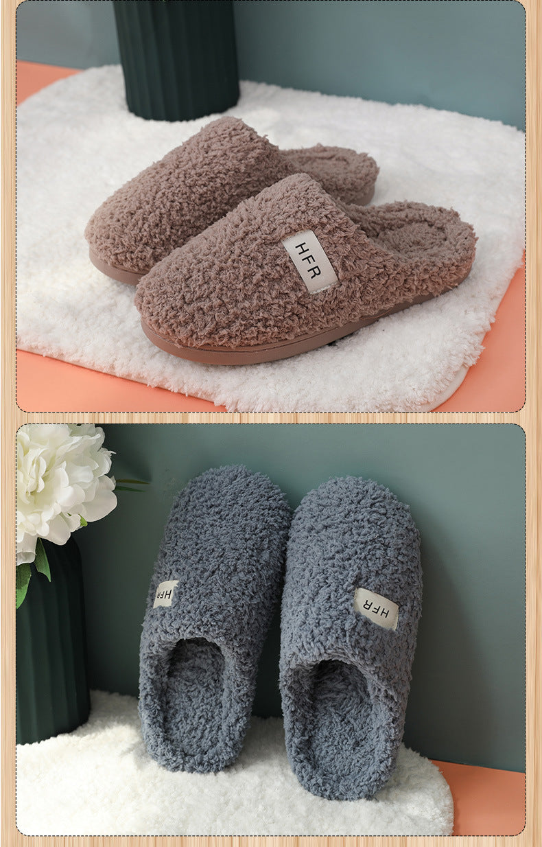 Plush Cotton Slippers