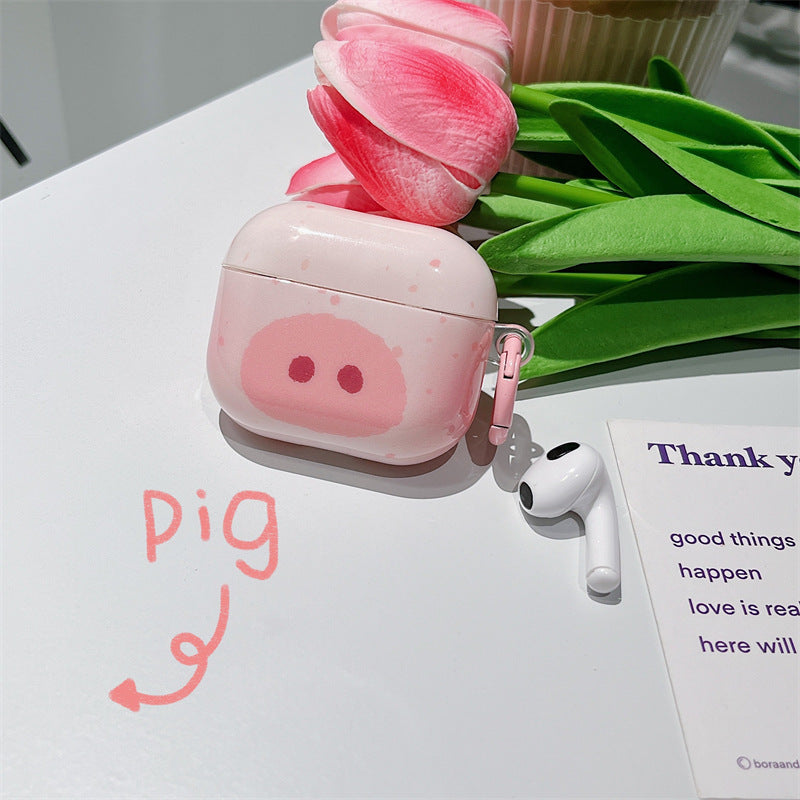 Pink Pig AirPods Case