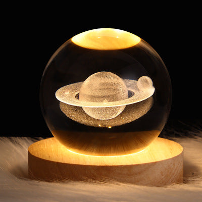 3D Laser Engraved Solar System Ball