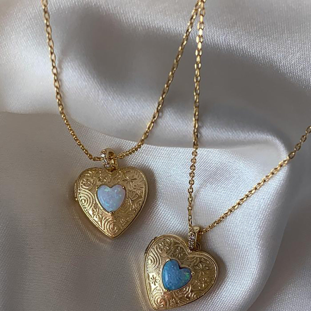 Vintage Heart-shaped Necklace