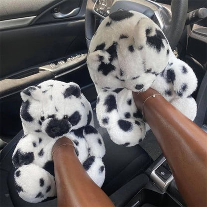 Teddy Bear Fur Slippers