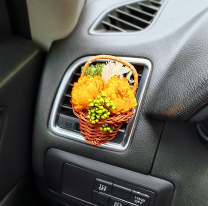 Flower Basket Car Fragrance Diffuser