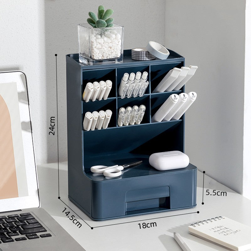 Pen Holder Desk Storage Box