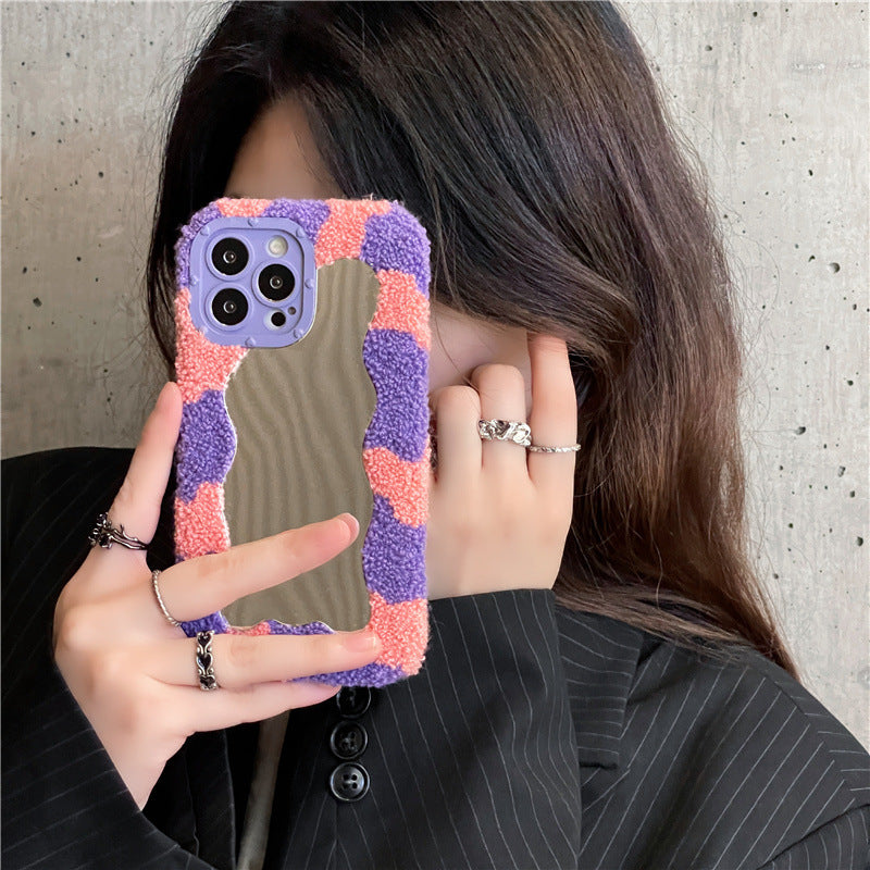 Wave Plush Mirror Phone Case