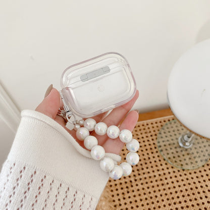 Heart and Pearl Chain AirPods Case