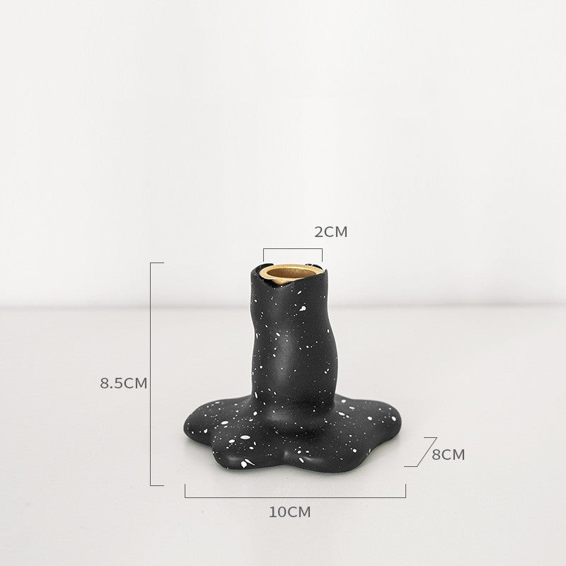 Ceramic Candlestick Holder