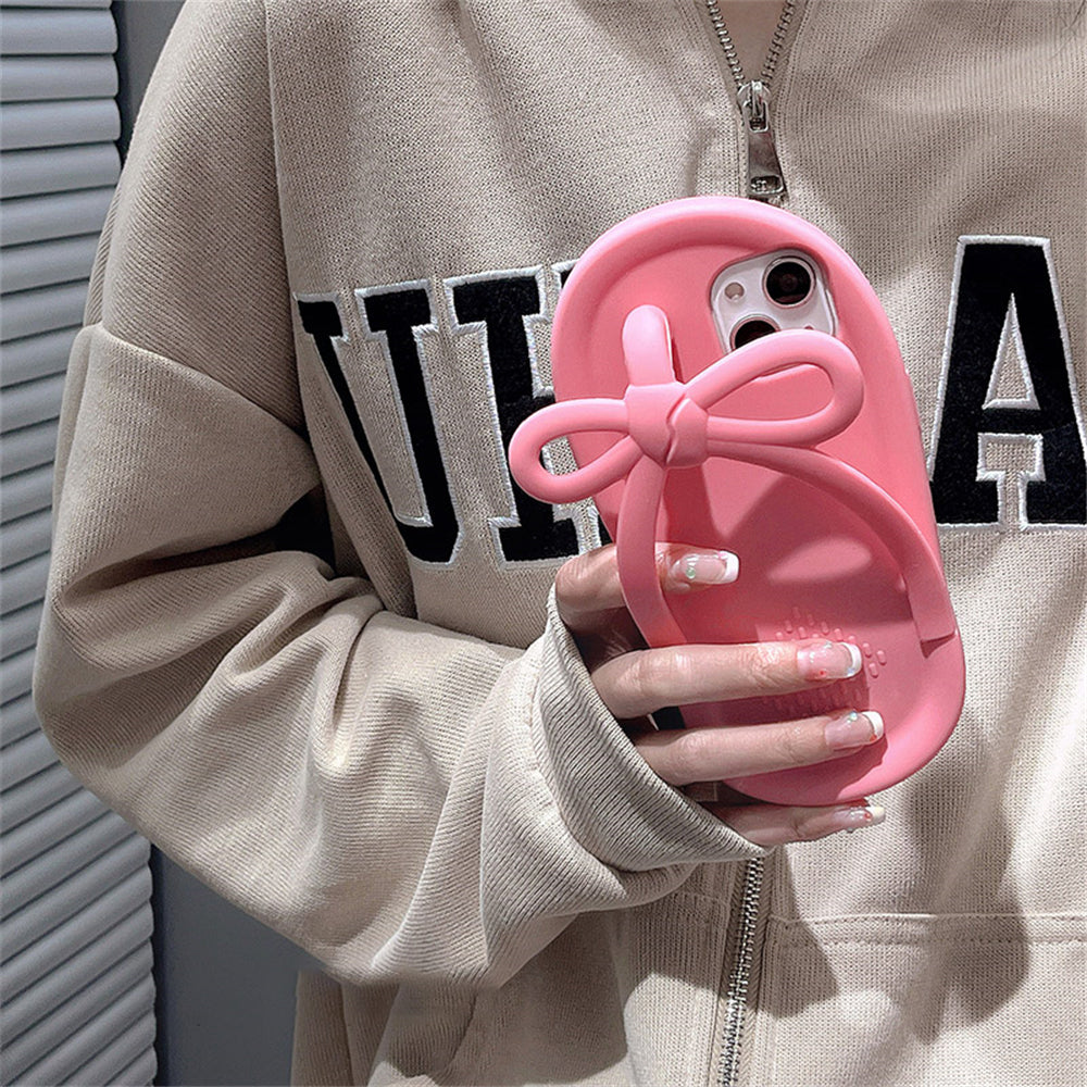 Bowknot Slippers Phone Case