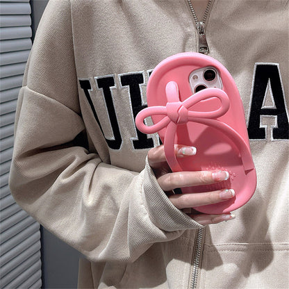 Bowknot Slippers Phone Case