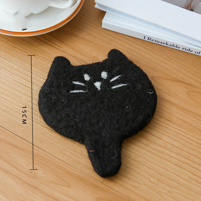 Handmade Animal Plush Coasters