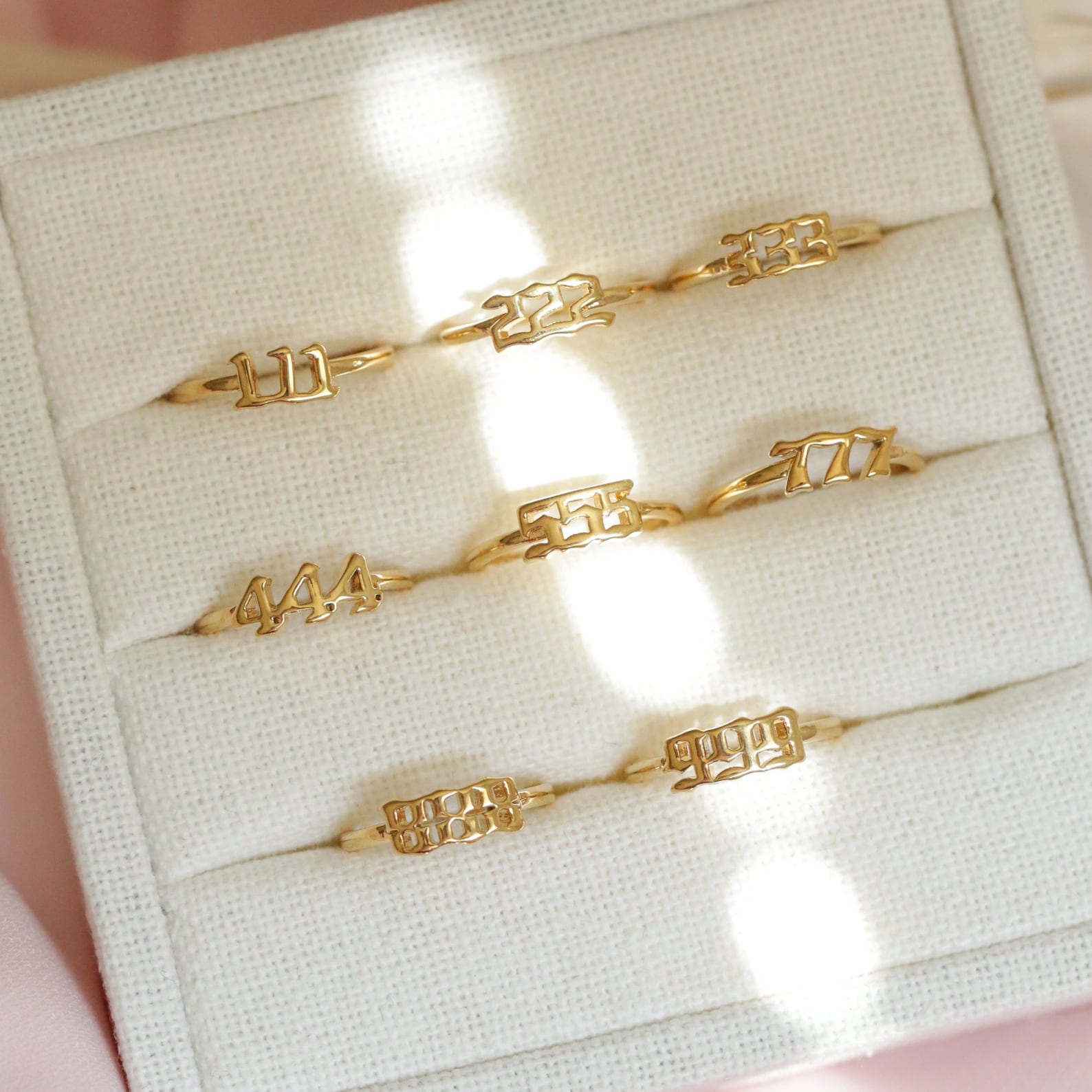 Angel Numbers Rings