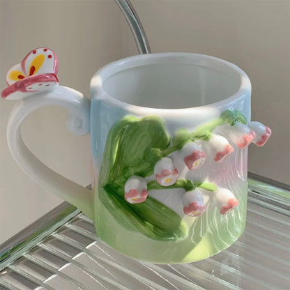 Floral Ceramic Mugs