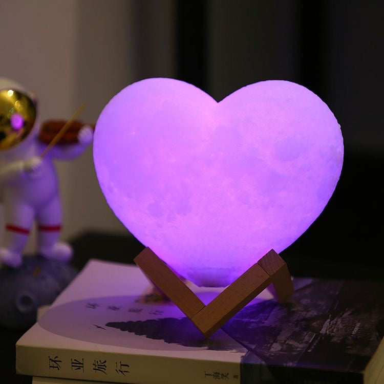 Heart-Shaped Moon Light