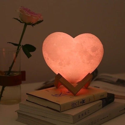 Heart-Shaped Moon Light