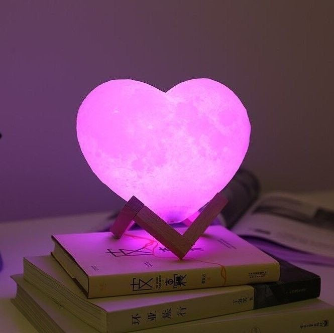 Heart-Shaped Moon Light