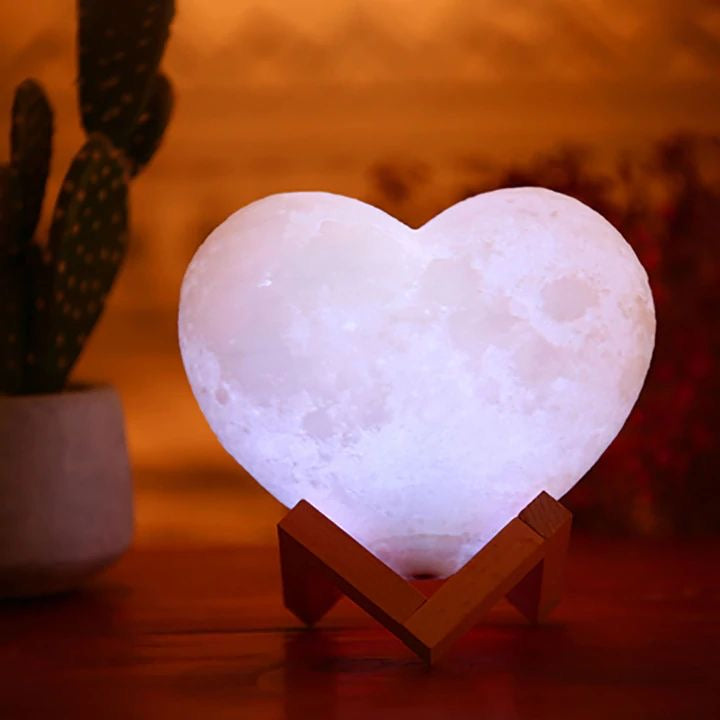 Heart-Shaped Moon Light