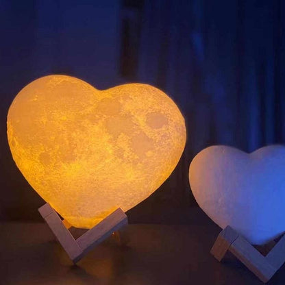 Heart-Shaped Moon Light