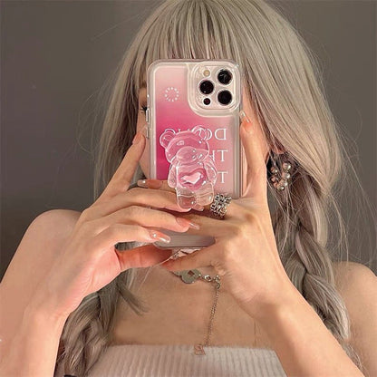 Gradient Bear Phone Case