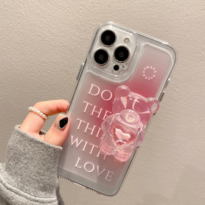 Gradient Bear Phone Case