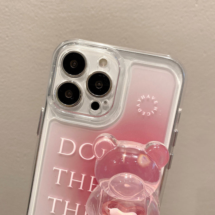 Gradient Bear Phone Case