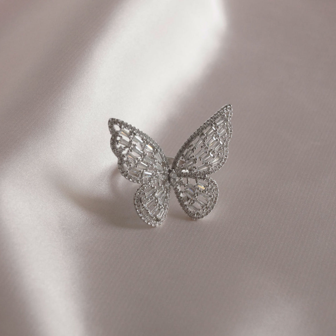 Butterfly Diamond Ring