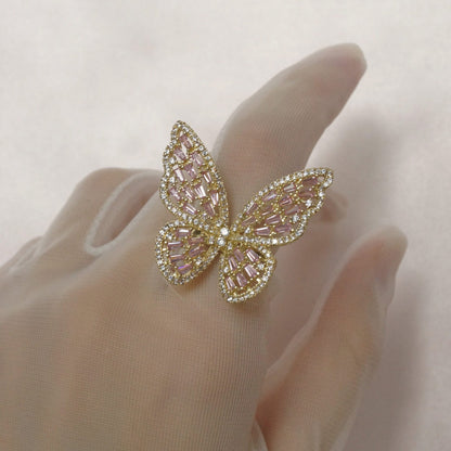 Butterfly Diamond Ring