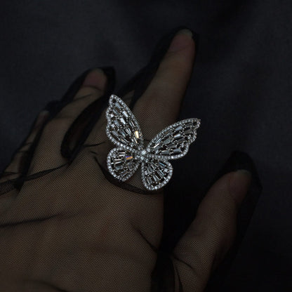 Butterfly Diamond Ring